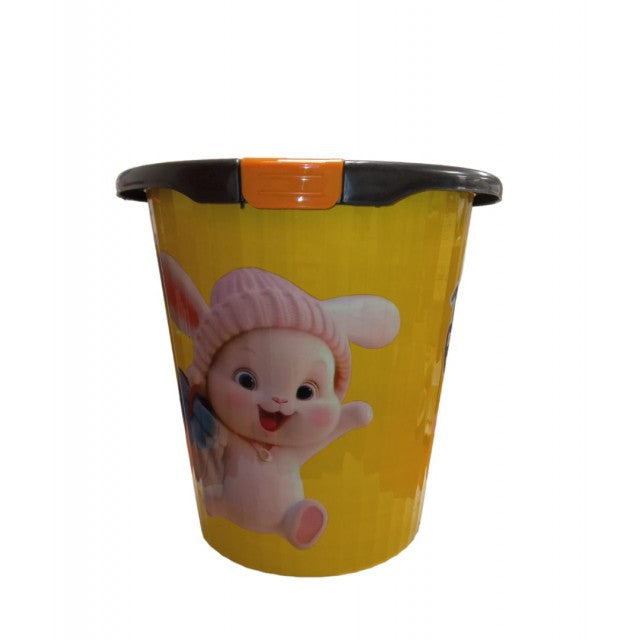 Basurero con diseño y sujeta bolsa