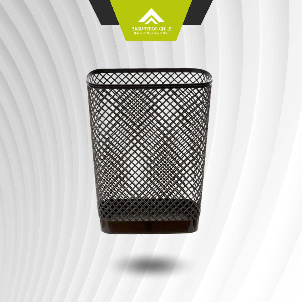 Papelera Calada Deco Marrón