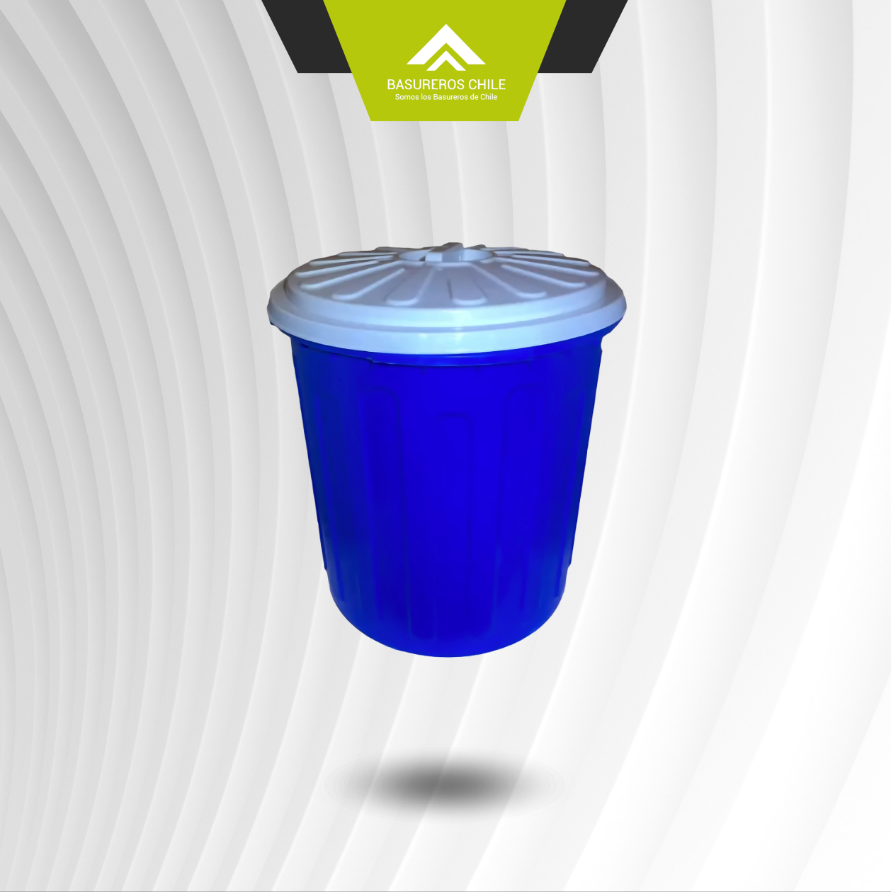 Papelero Tapa Plana 7 Litros