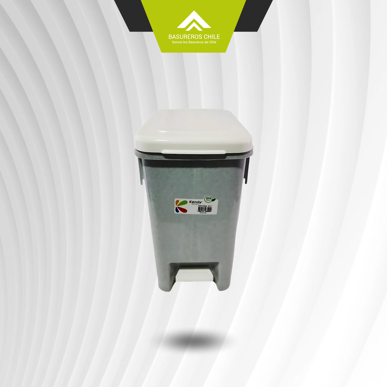 Papelero New Pedal 10 Litros