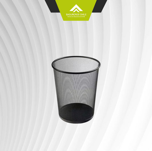 Papelero Rejilla Metal 23x27 cm