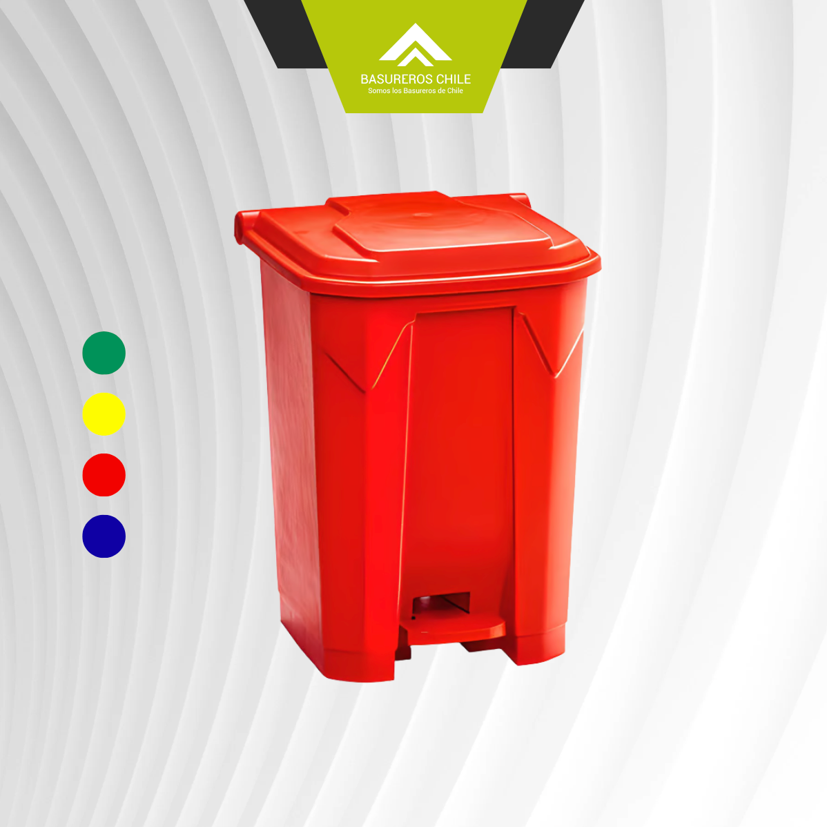 Basurero 100 Litros con pedal