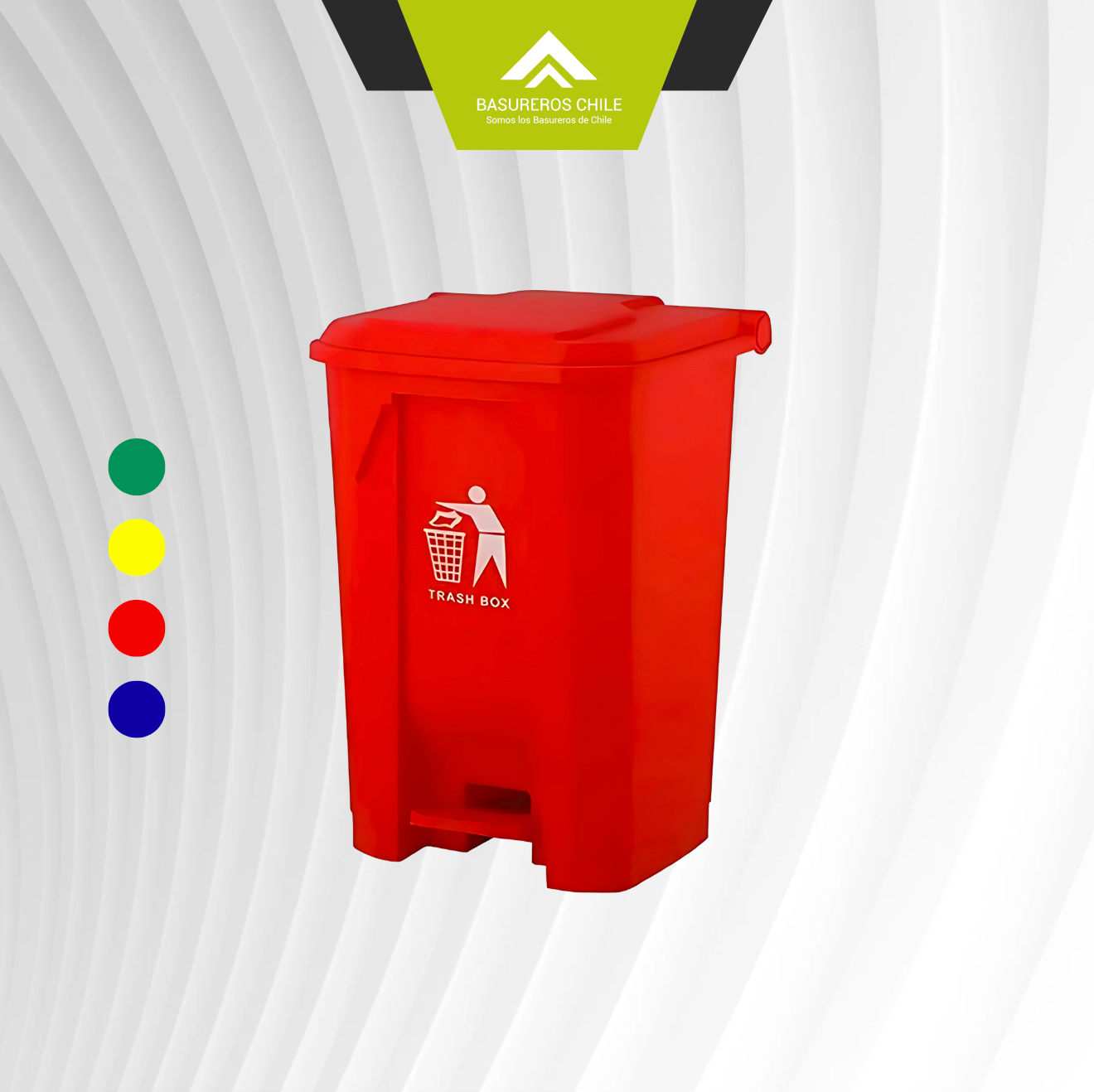 Basurero 50 Litros Pedal