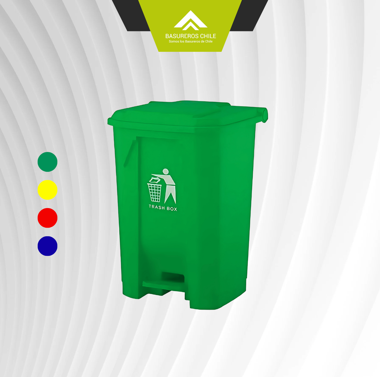 Basurero 50 Litros Pedal