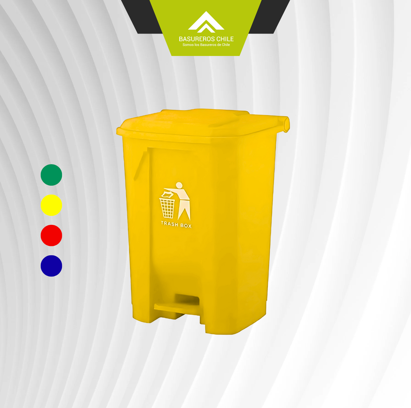 Basurero 50 Litros Pedal