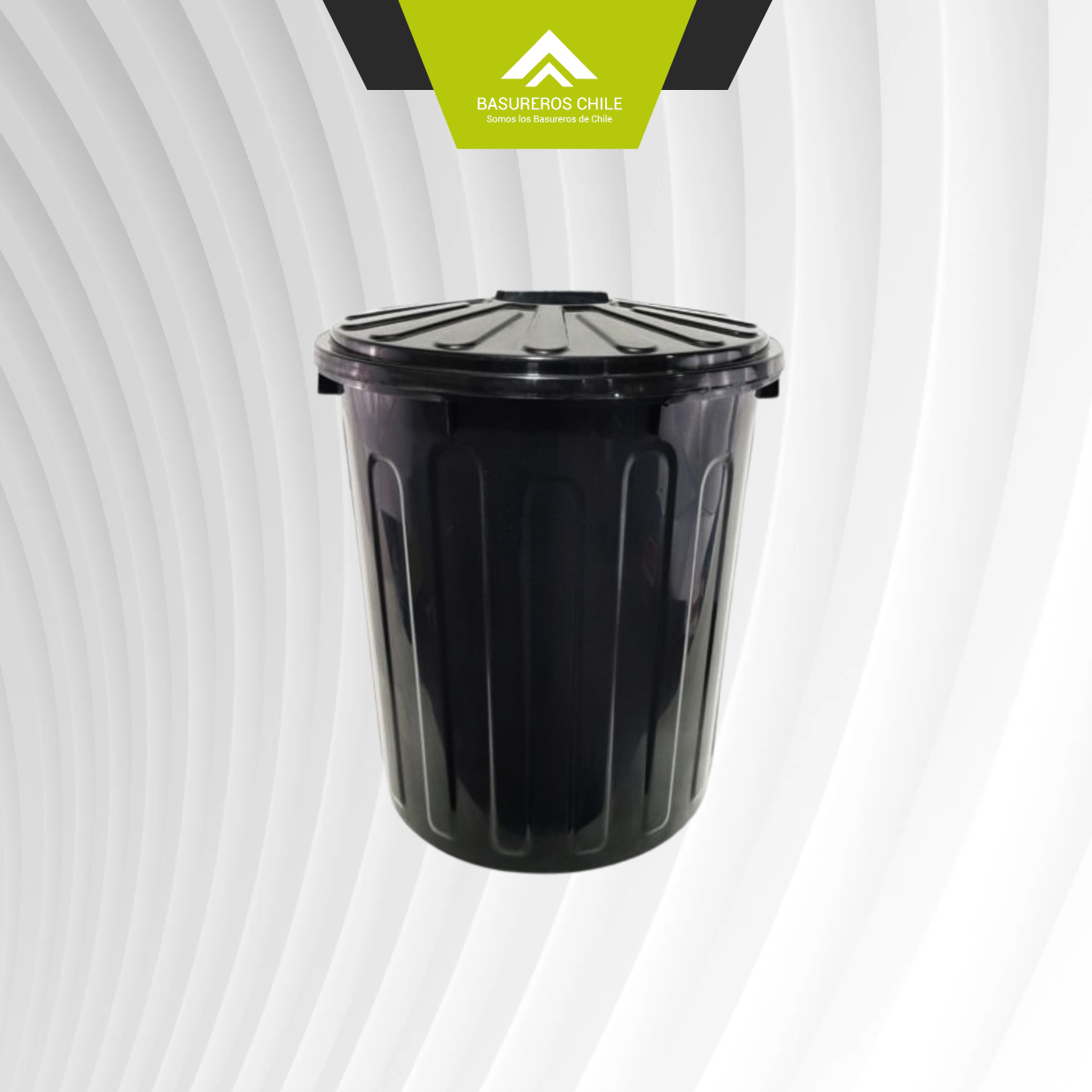 Basurero 60 Litros Tapa Lisa