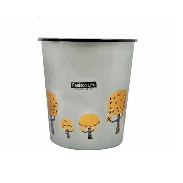 Basurero Redondo con Diseño