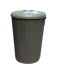 BASURERO RECUPERADO 20LTS TAPA PLANA